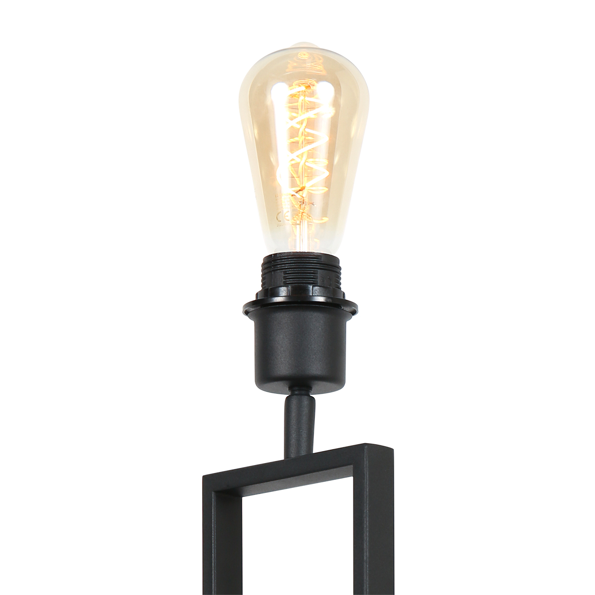 Moderne schwarze Tischlampe mit grünem Schirm Steinhauer Stang – Bild 12