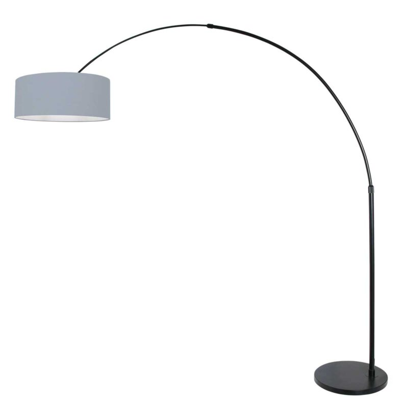 schwarze-bogenlampe-modern-steinhauer-sparkled-light-3929zw-1