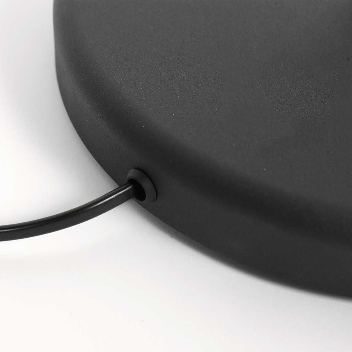 Moderne schwarze Stehlampe mit blauem Schirm Mexlite Bella – Bild 9