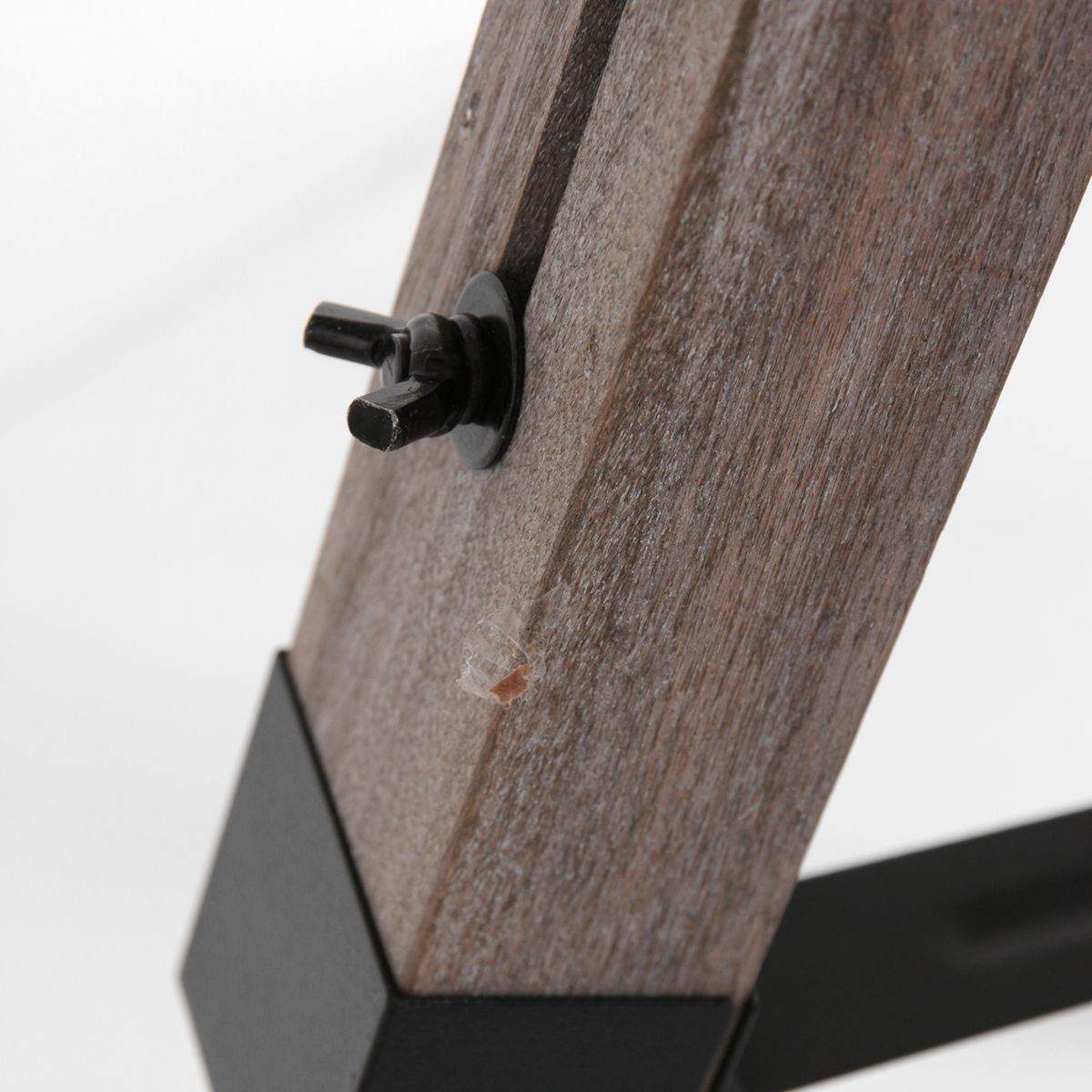 Stehlampe aus Holz Schwarz mit Leinenabdeckung Mexlite Triek – Bild 13
