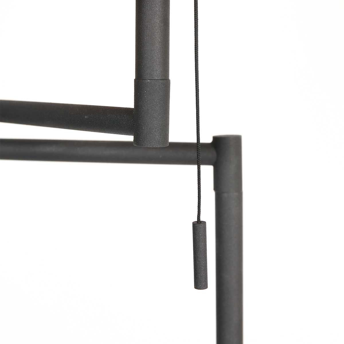 Moderne schwarze Stehlampe mit weißem Schirm Mexlite Bella – Bild 10