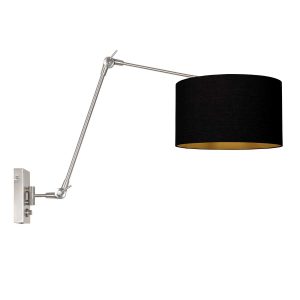 moderne-metall-stoff-wandlampe-steinhauer-prestige-chic-3985st