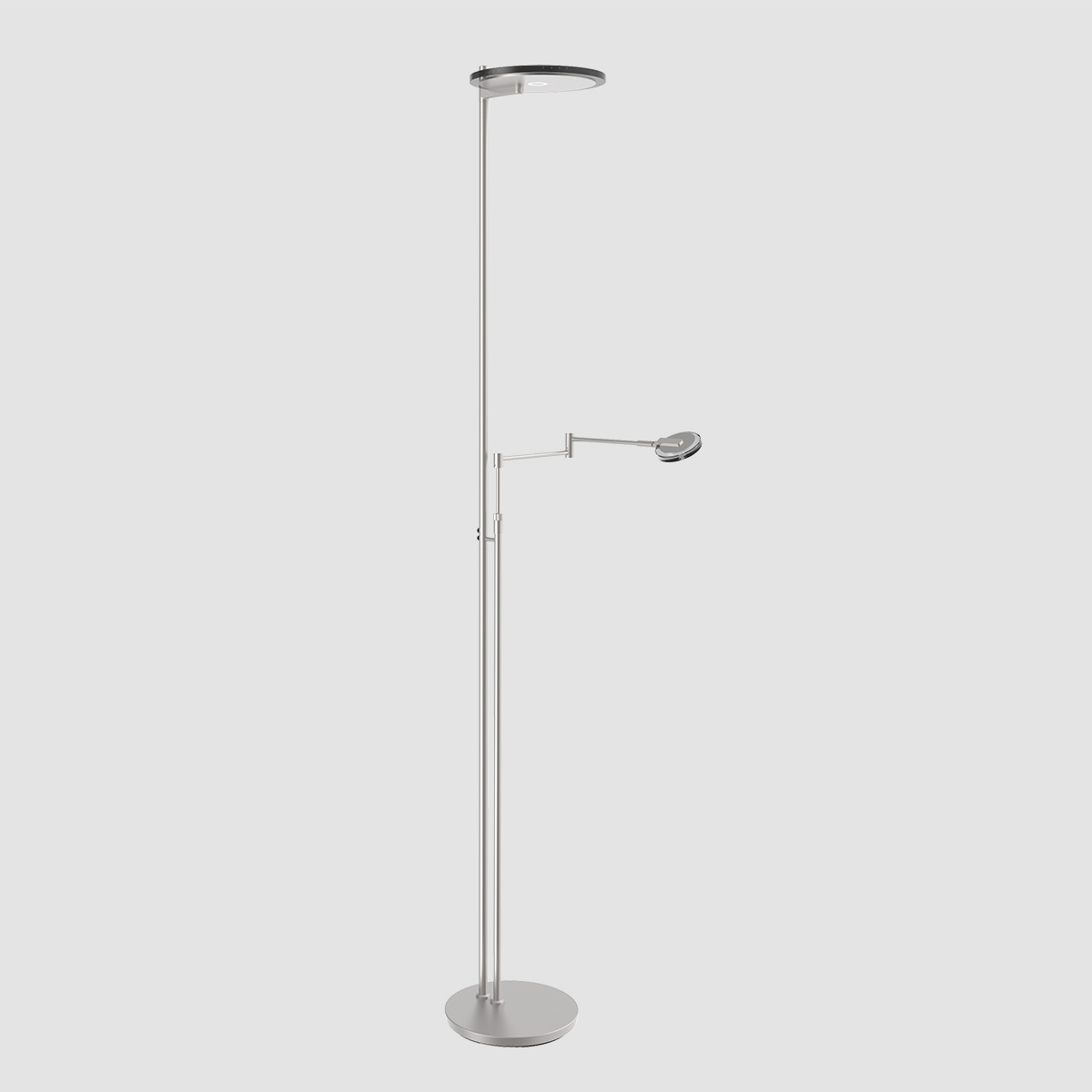 Moderne Stahl-Glas-Stehlampe Steinhauer Turound – Bild 16