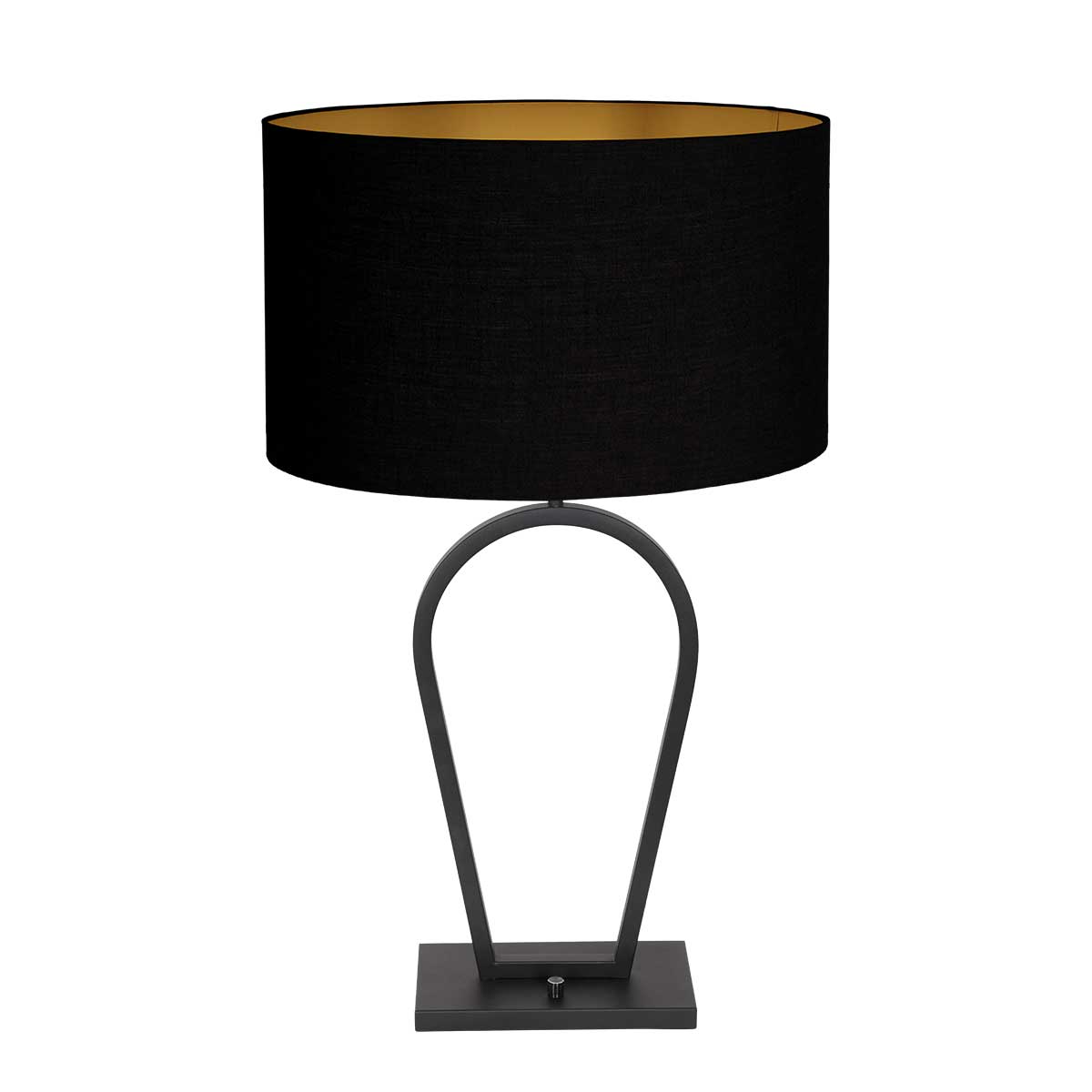Runde trendige Tischlampe Steinhauer Stang – Bild 2