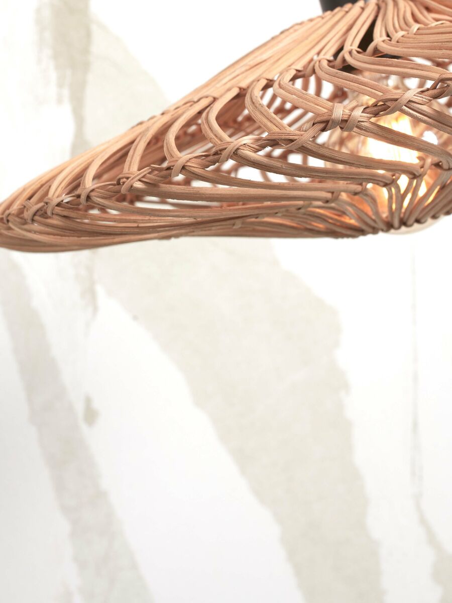 Rattan-Metall natur Bohemian Deckenleuchte GOOD&MOJO Zanzibar – Bild 3