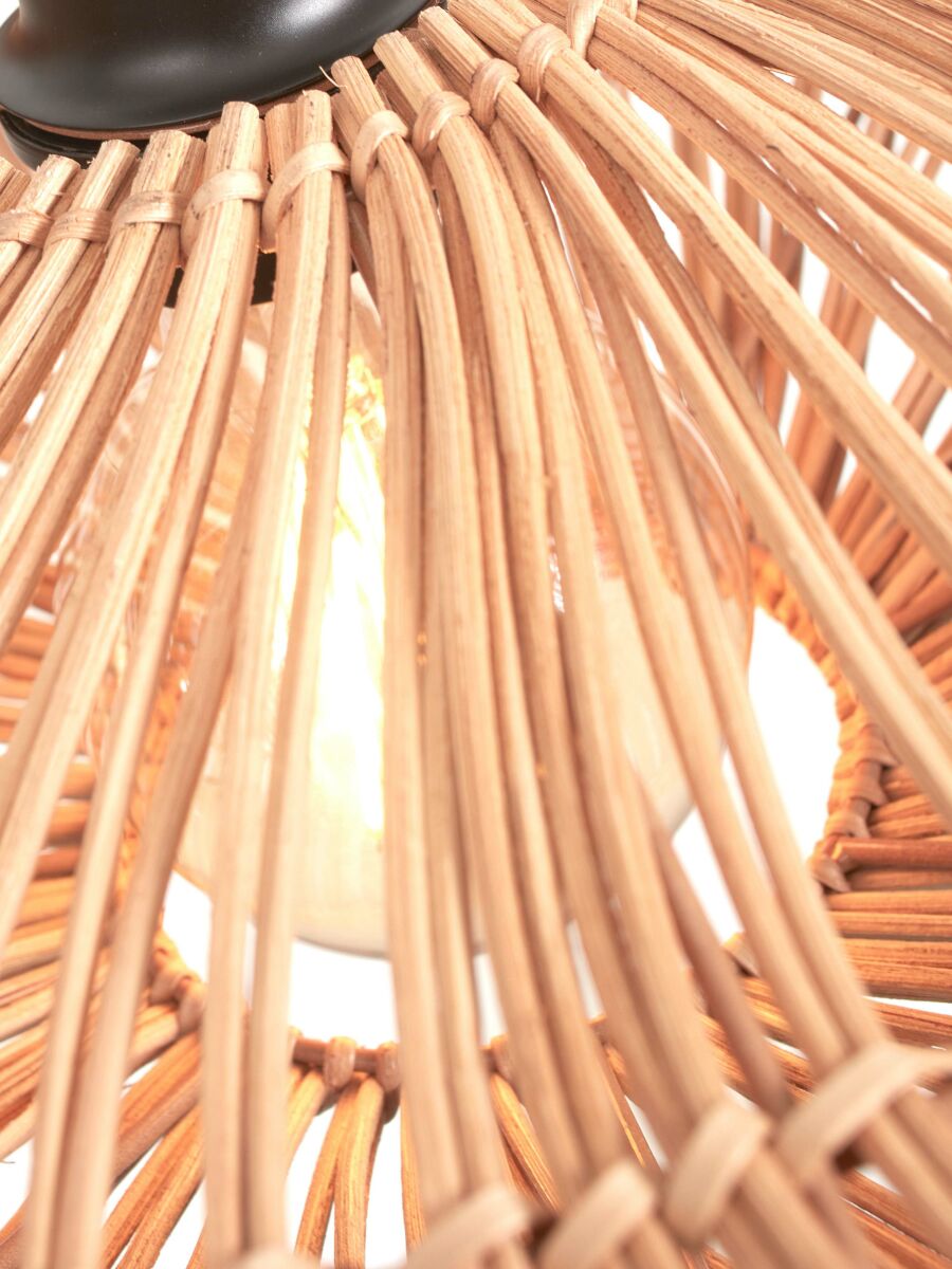 Rattan-Metall natur Bohemian Deckenleuchte GOOD&MOJO Zanzibar – Bild 6