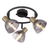 3-kap-spot-schwarz/messing-rauchglas-globo-jay-54305-3
