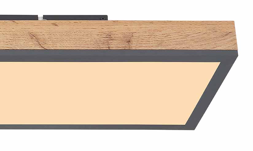 Aluminium ländliche graue Deckenlampe Globo Doro – Bild 4