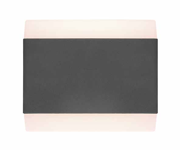 Außenlampe Anthrazit Aluminium Quadratisch Globo Slice – Bild 3