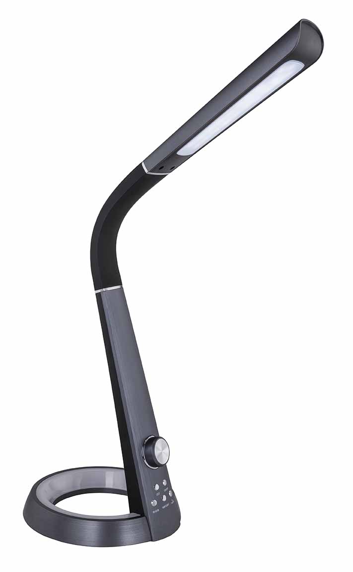 Biegbare Tischlampe Schwarz Farbanpassbar Globo Mitti – Bild 4