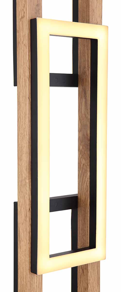 Bodenlampe modern Metall schwarz Globo Illa – Bild 3