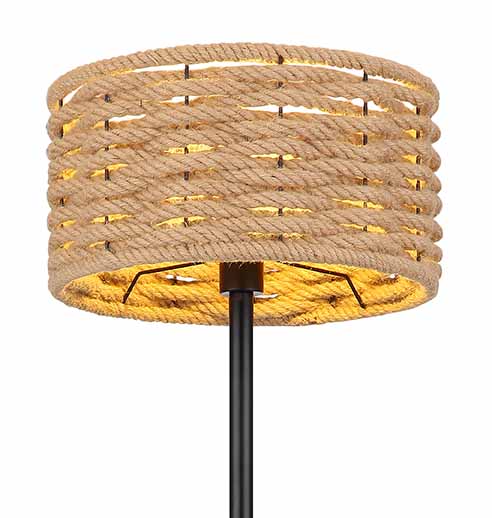 Böhmische schwarze Metall-Tau-Stehlampe Globo Halia – Bild 3