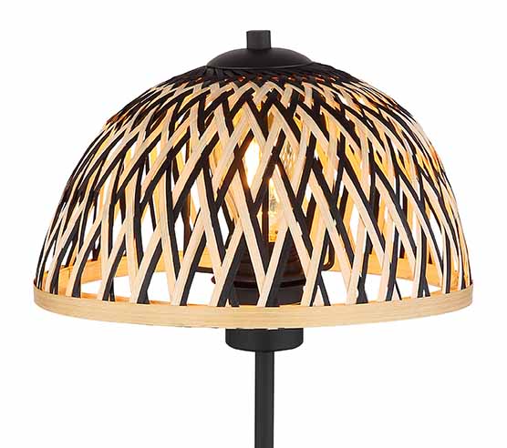 Bohemian schwarze Metall-Tischlampe Globo Colly – Bild 2