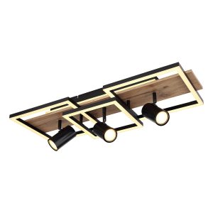 deckenlampe-3-quadrat/spots-schwarz/braun-globo-kassu-67305d2