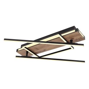 flexible-polygonale-deckenlampe-schwarz/braun-globo-colli-67299d3