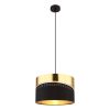 glamouröse-hängelampe-schwarz/goldene-kappe-globo-or-54046h