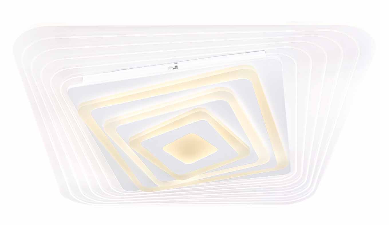 Hightech weiße quadratische Deckenlampe Globo Jocelyn – Bild 2