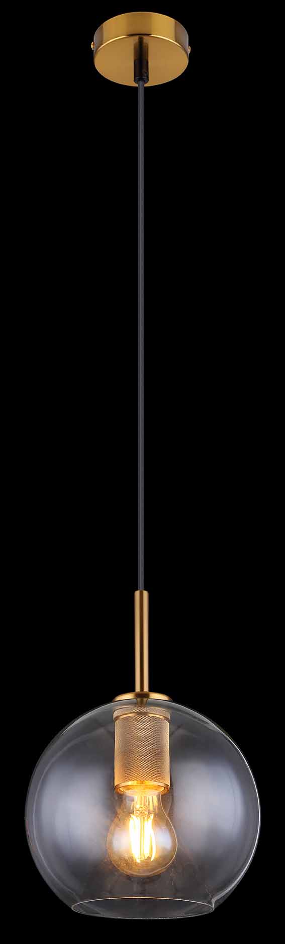 Klassische Kugel Messing Hängelampe Globo Adara – Bild 3