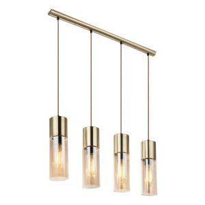 klassische-messing-metall-hängelampen-globo-annika-21000-4hm