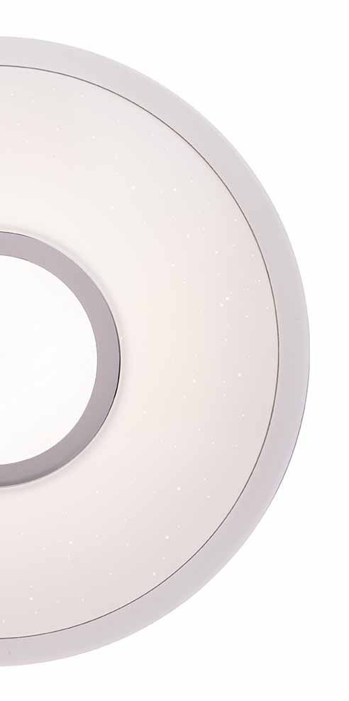 Klassische weiße Metalldeckenlampe Globo Connor – Bild 3