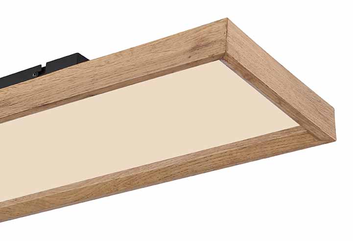 Ländliche langgestreckte weiße Deckenlampe Globo Cinderella – Bild 4