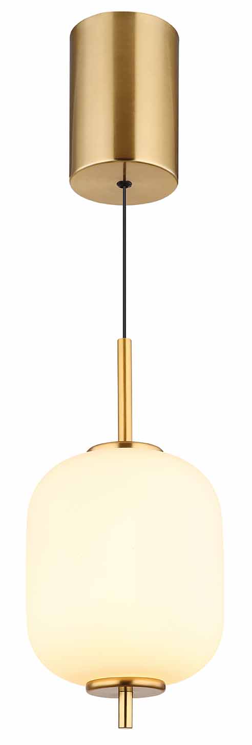 Messing Hängelampe Metall klassisch Globo Ewald – Bild 2