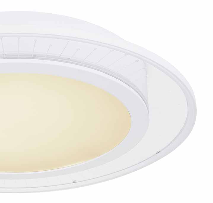 Metall-Deckenlampe modern weiß Globo Miriam I – Bild 3