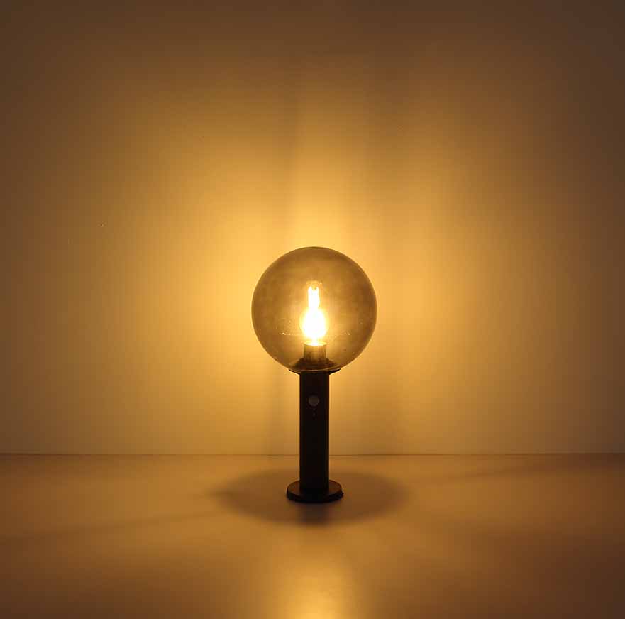 Moderne anthrazitfarbene Aluminium-Außenlampe Globo Hedwig – Bild 3