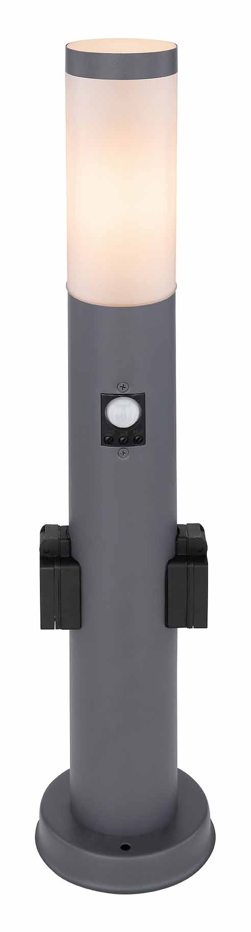 Moderne anthrazitfarbene Metall-Außenlampe Globo Boston I – Bild 2