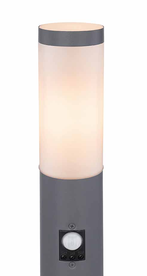 Moderne anthrazitfarbene Metall-Außenlampe Globo Boston I – Bild 3