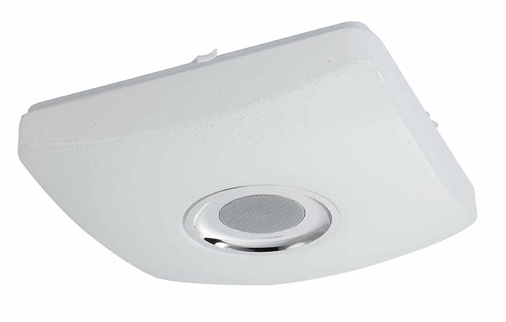 Moderne Kunststoff Deckenlampe Quadratisch Globo Ayleen – Bild 2