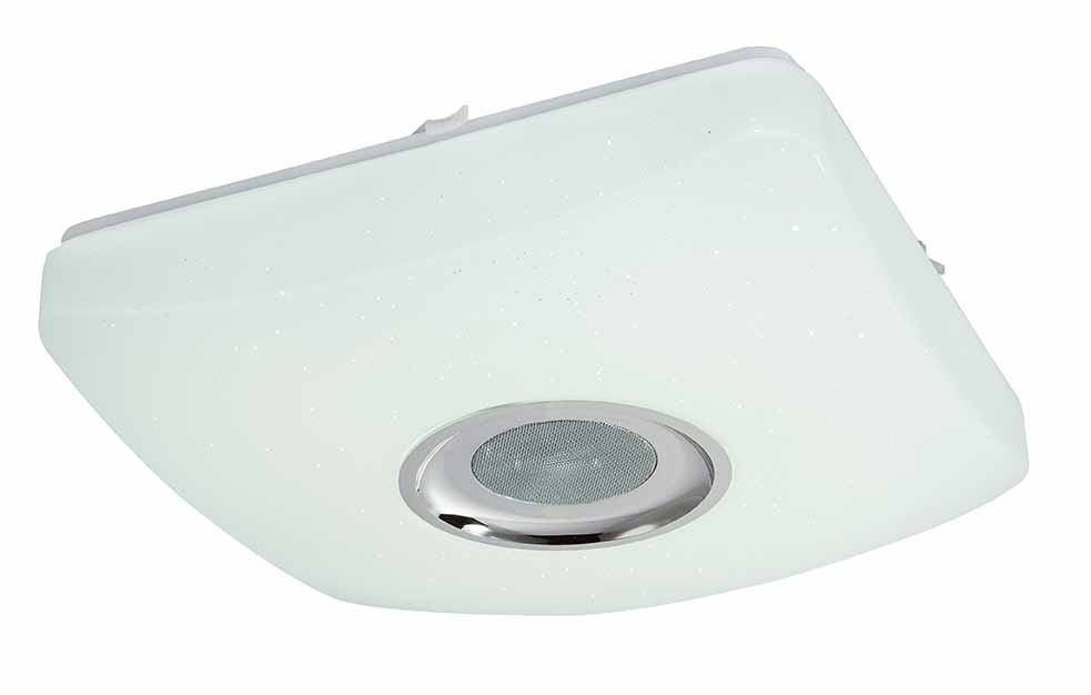 Moderne Kunststoff Deckenlampe Quadratisch Globo Ayleen – Bild 5