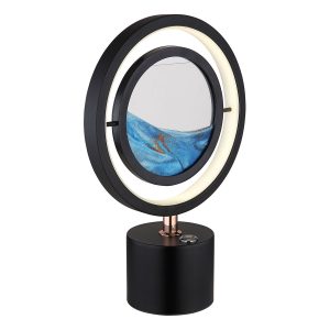moderne-runde-schwarze-tischlampe-globo-reedi-28220