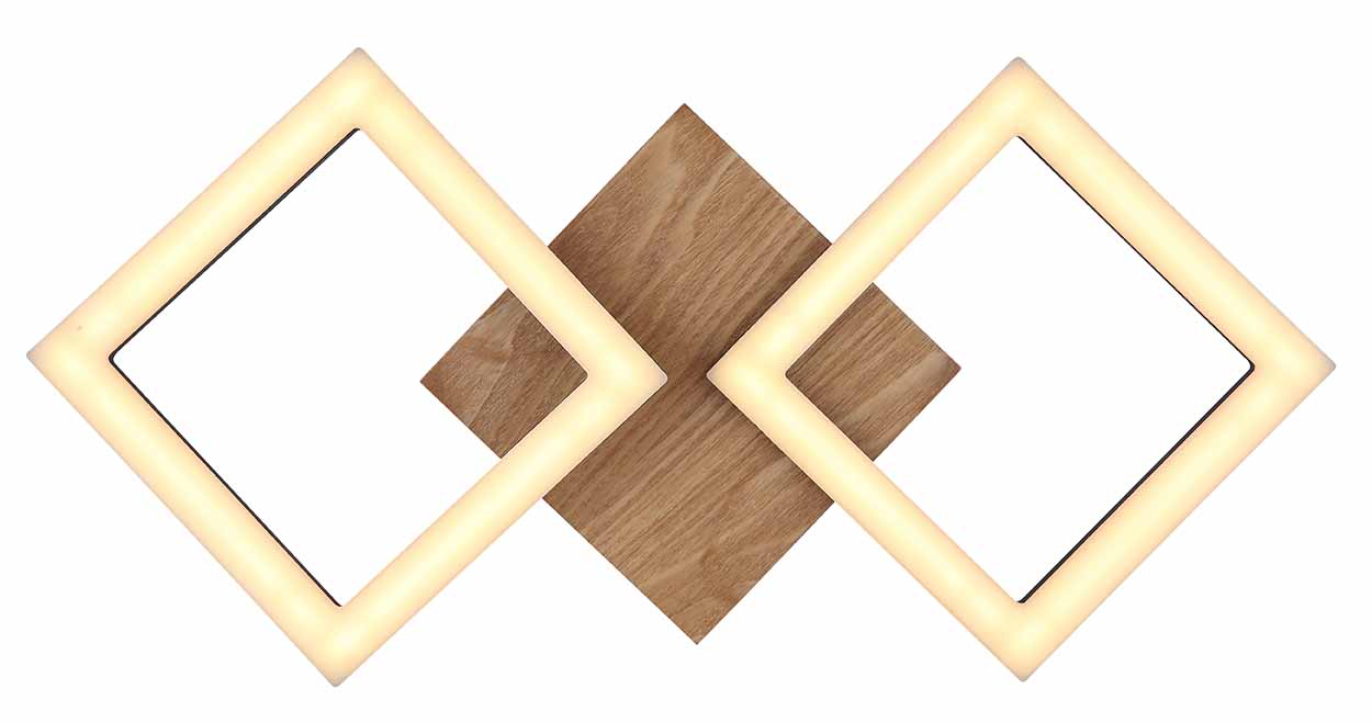 Moderne schwarze Holz-Deckenlampe Globo Kerry – Bild 3