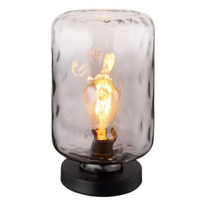 moderne-schwarze-metall-glas-tischlampe-globo-darina-16046ts