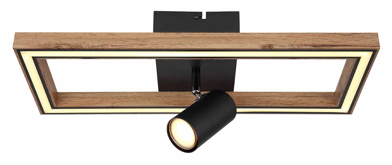 Moderne schwarze Spot-Deckenlampe Globo Mandera – Bild 2