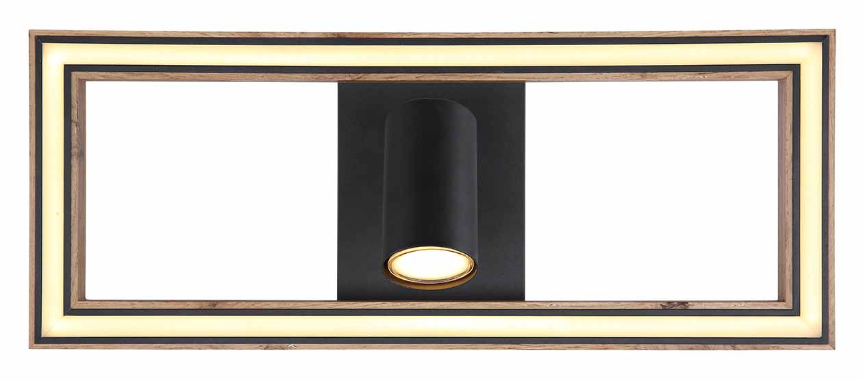 Moderne schwarze Spot-Deckenlampe Globo Mandera – Bild 3