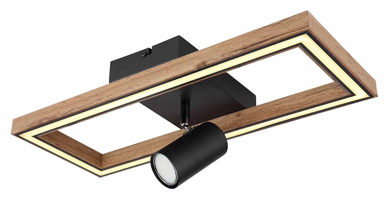 Moderne schwarze Spot-Deckenlampe Globo Mandera – Bild 4