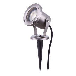moderne-stahl-außenlampe-stechspot-globo-style-32075