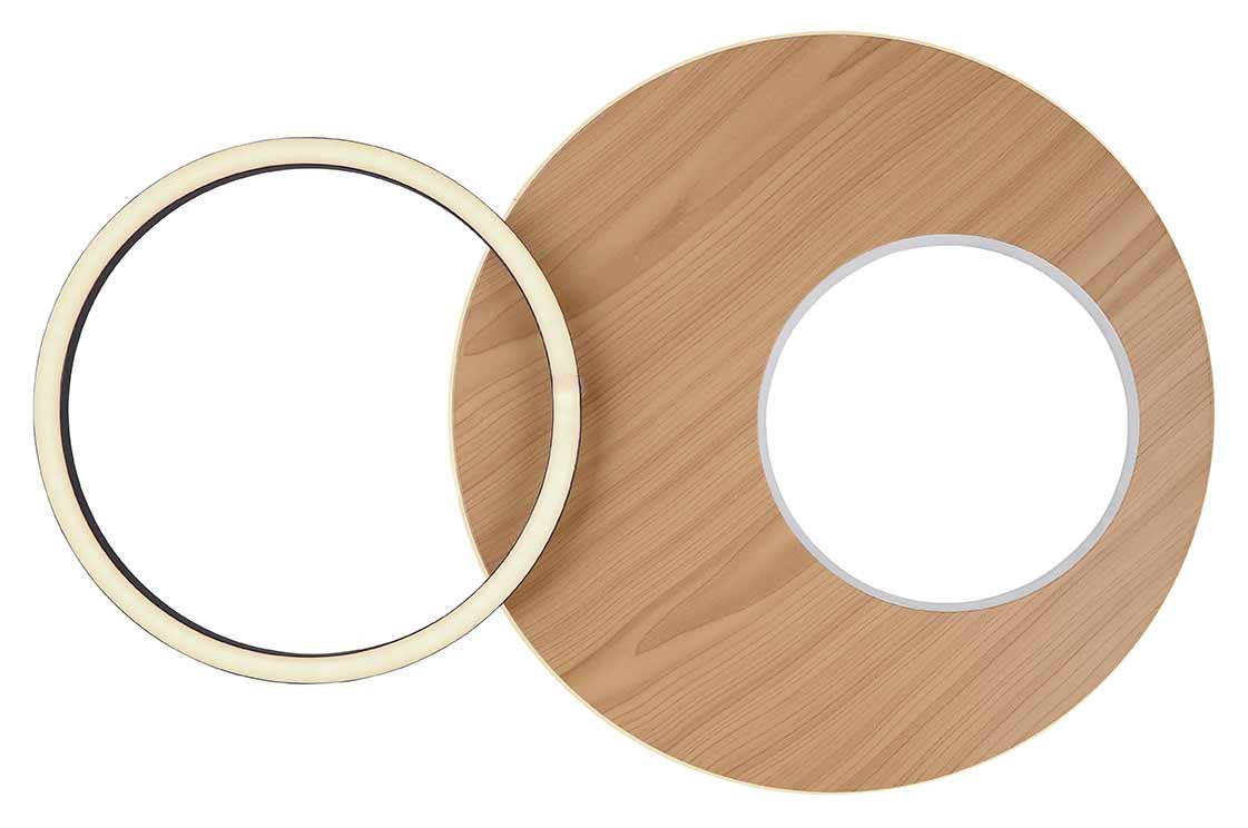 Moderne weiße Metall-Deckenlampe Globo Forsi – Bild 3