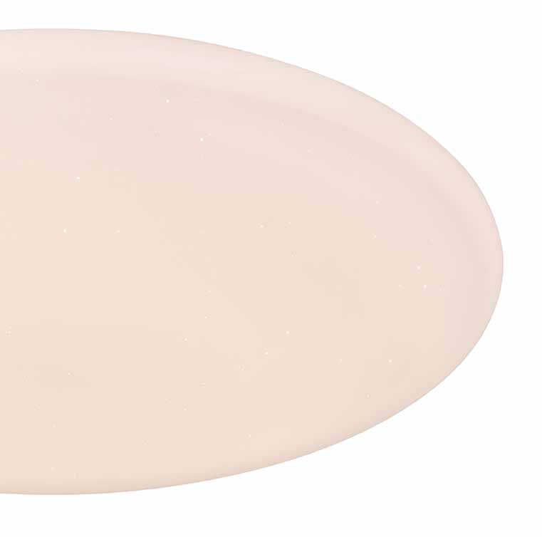 Moderne weiße Metall-Deckenlampe Globo Rena – Bild 3