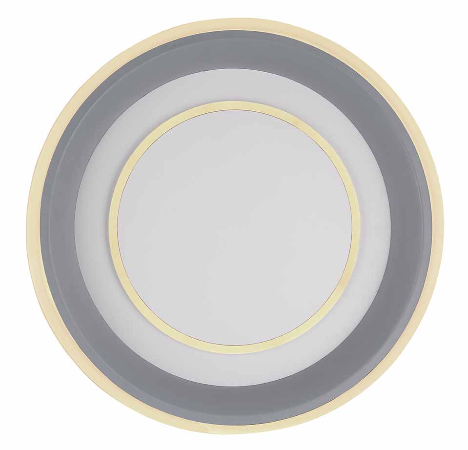 Moderne weiße Metall-Deckenlampe Globo Tabano – Bild 2