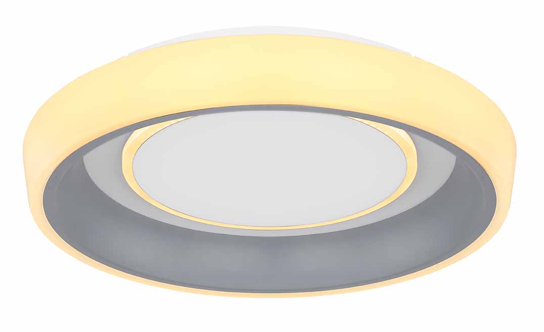 Moderne weiße Metall-Deckenlampe Globo Tabano – Bild 4