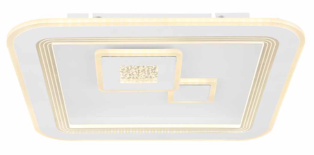 Moderne weiße quadratische Deckenlampe Globo Valeria – Bild 2