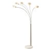 nickelfarbene-fächerförmige-stehlampe-metall/marmor-globo-classic-style-58224