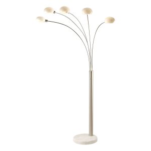 nickelfarbene-fächerförmige-stehlampe-metall/marmor-globo-classic-style-58224