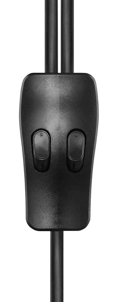 Orientalische schwarze Metall-Stehlampe Globo Fitz – Bild 4