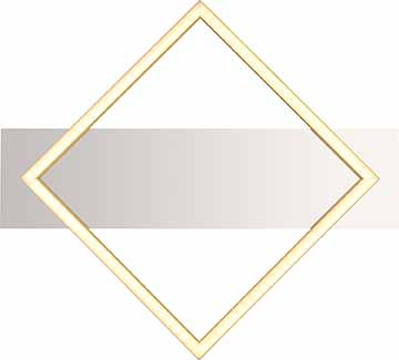 Rautenförmige Deckenlampe Chrom/Schwarz/Gold Globo Lesina – Bild 2