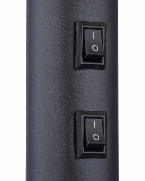 Schwarze Metall Retro Stehlampe Globo Sunna – Bild 3