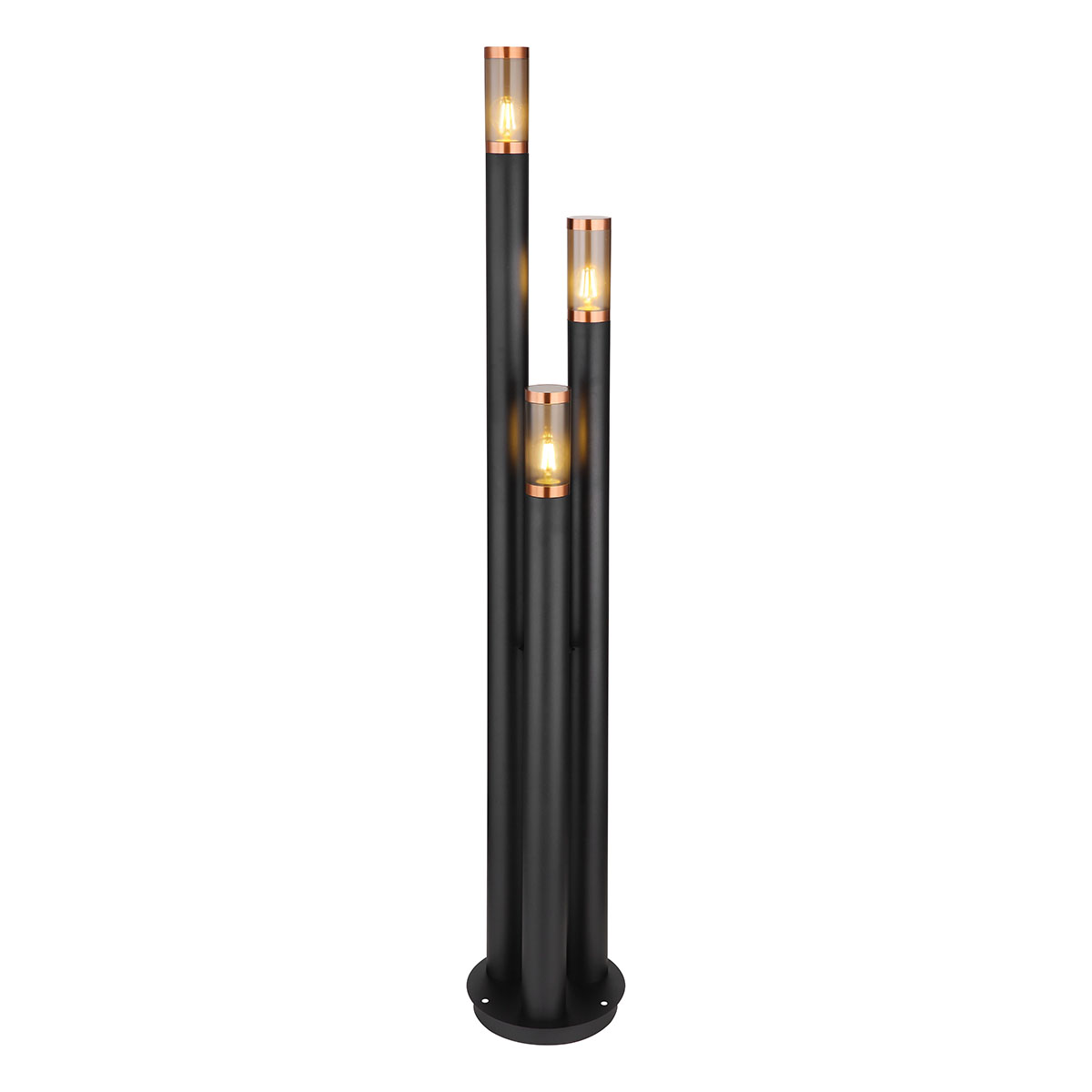 Schwarze moderne MetallAußenlampe Globo Boston Vivaleuchten.de